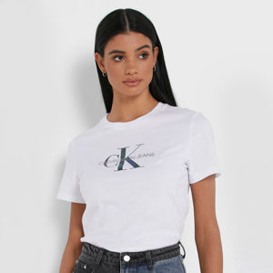 Calvin Klein dámské bílé triko - S (YAF)